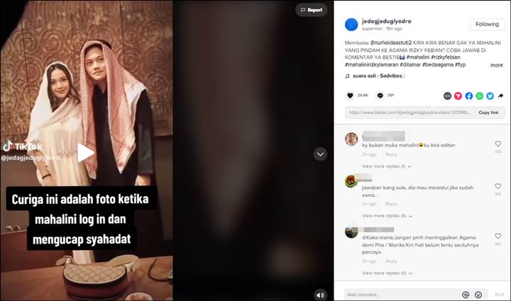 Isu Foto Mahalini Mualaf Sebelum Dilamar Rizky Febian, Lirik Lagu