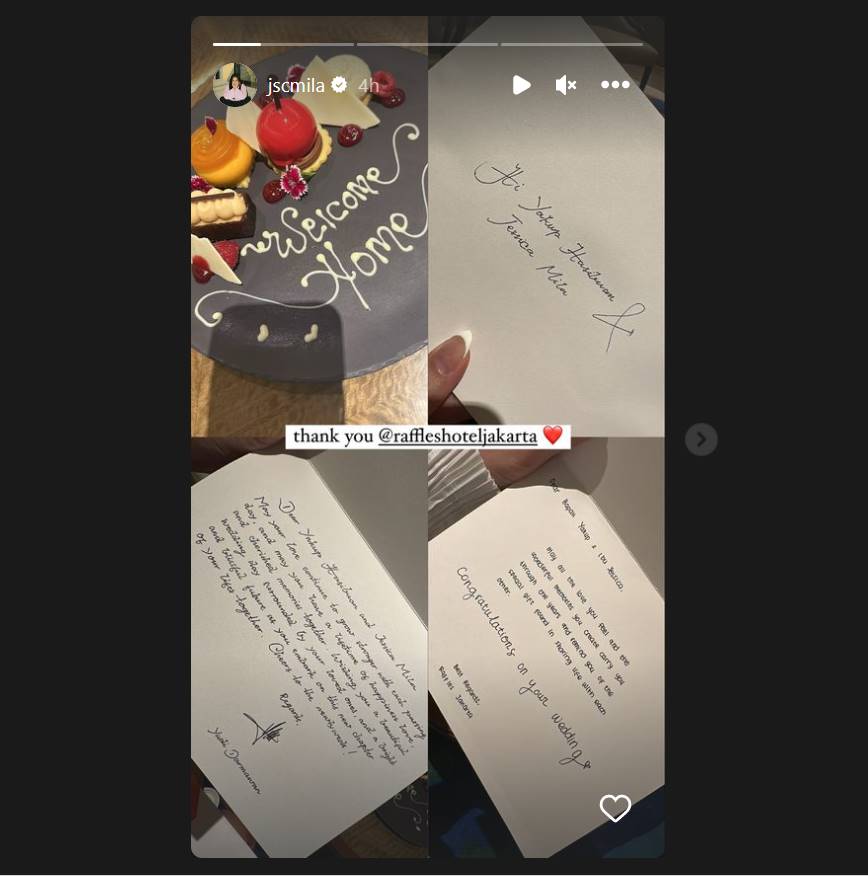 Jessica Mila dan suami tengah ada di salah satu hotel mewah Jakarta
