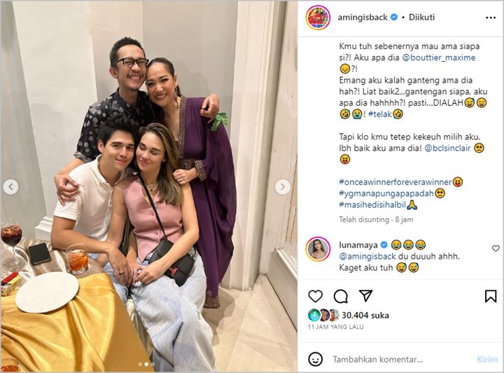 Luna Maya Kaget Usai Foto Mesra dengan Maxime Bouttier Dispill Sahabat