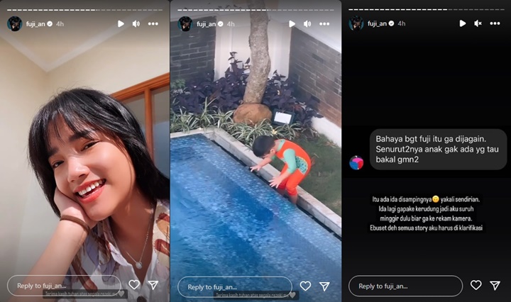 Fuji An Dianggap Ceroboh Saat Awasi Gala Sky Main Dekat Kolam Renang
