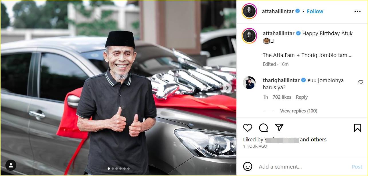 Thariq Halilintar protes disebut jomblo terus oleh Atta