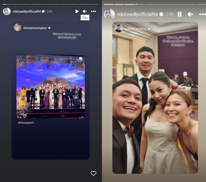 Dandan Sederhana, Aura Nikita Willy Dipuji Tetap Berkelas di Pesta Resepsi Jessica Mila