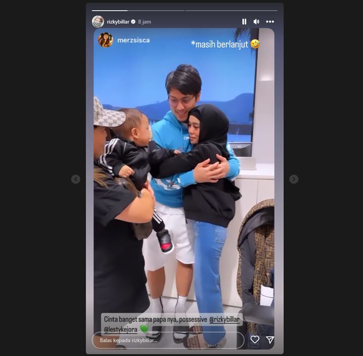 Baby L Kembali Tunjukkan Tingkah Posesif ke Rizky Billar, Reaksi Lesti Kejora Gemas