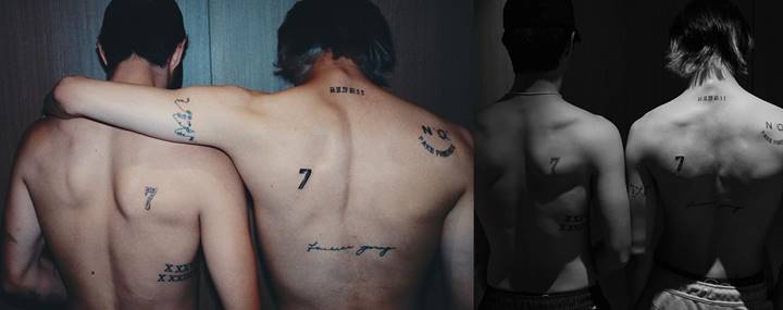 Tato Angka 7 Mark dan BamBam GOT7 Tuai Pro-Kontra