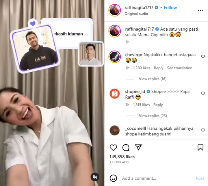Bucin, Nagita Slavina Tak Pikir Panjang Pilih Raffi Ahmad Ketimbang Park Seo Joon