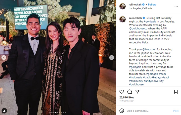 Pakai Kebaya, Raline Shah Digoda Bak Manten Saat Foto Bareng Artis Tampan Korea