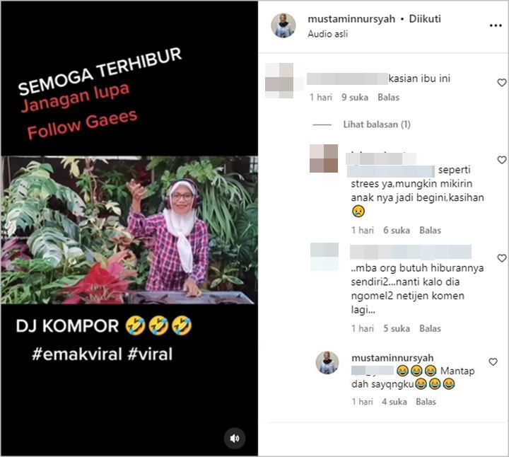 Berlagak Ala DJ Dikasihani, Nursyah Ibunda Indah Permatasari Bereaksi Kalem