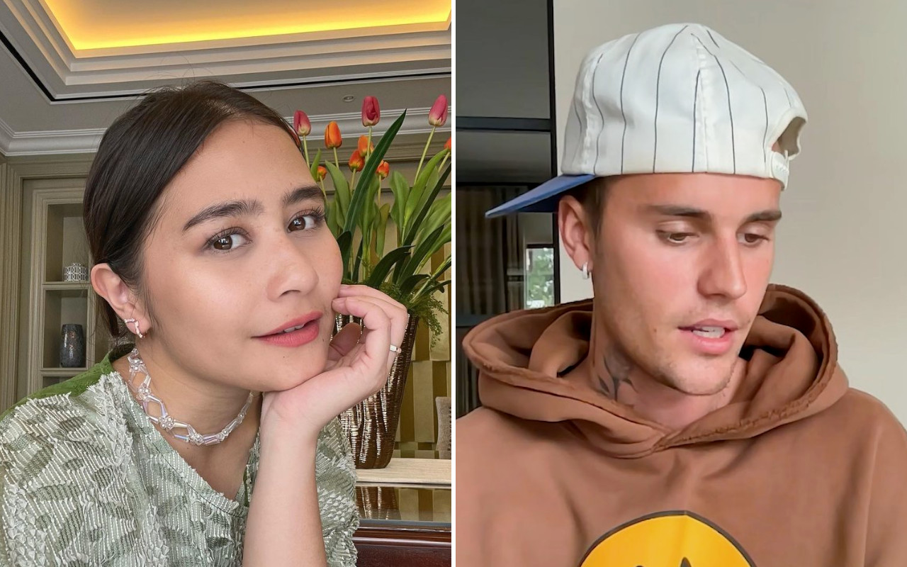 Prilly Latuconsina Meleleh Dengar Justin Bieber Nyanyi Lagu 'Pandangan Pertama'
