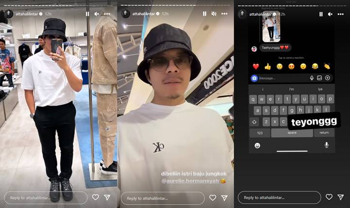 Aurel Hermansyah Belikan Atta Halilintar Baju Baru Ala Jungkook BTS, Malah Disebut Mirip V