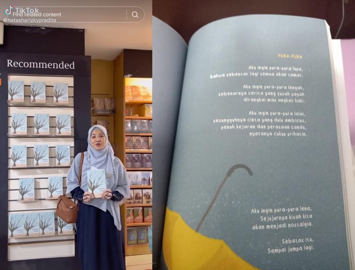 Puisi Pilu yang Ditulis Natasha Rizki Ramai Jadi Perbincangan, Desta Sempat Beri Komentar