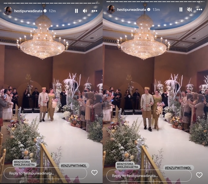 Pernikahan Enzy Storia Berasa Konser, Sahabat Heboh Berteriak