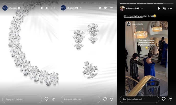 Raline Shah Tampil Glamour di Red Carpet Cannes, Detail Perhiasan Super Mewah