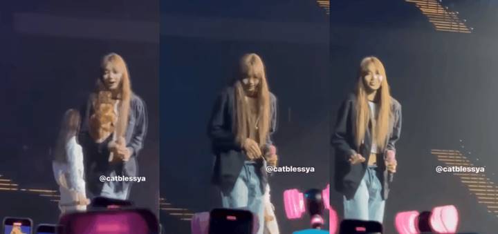 Lisa BLACKPINK Senyum Canggung Usai Kena Lemparan Penonton di Konser \'BORN PINK\' Macau Lisa BLACKPINK Senyum Canggung Usai Kena Lemparan Penonton di Konser \'BORN PINK\' Macau