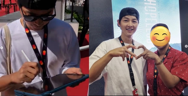Santuy Pakai Kaus, Etika Song Joong Ki di Cannes 2023 Disorot Media Korea