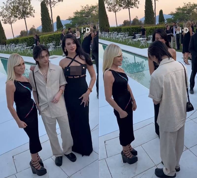 Pertemuan Hyunjin Stray Kids dan Dua Lipa di Cannes