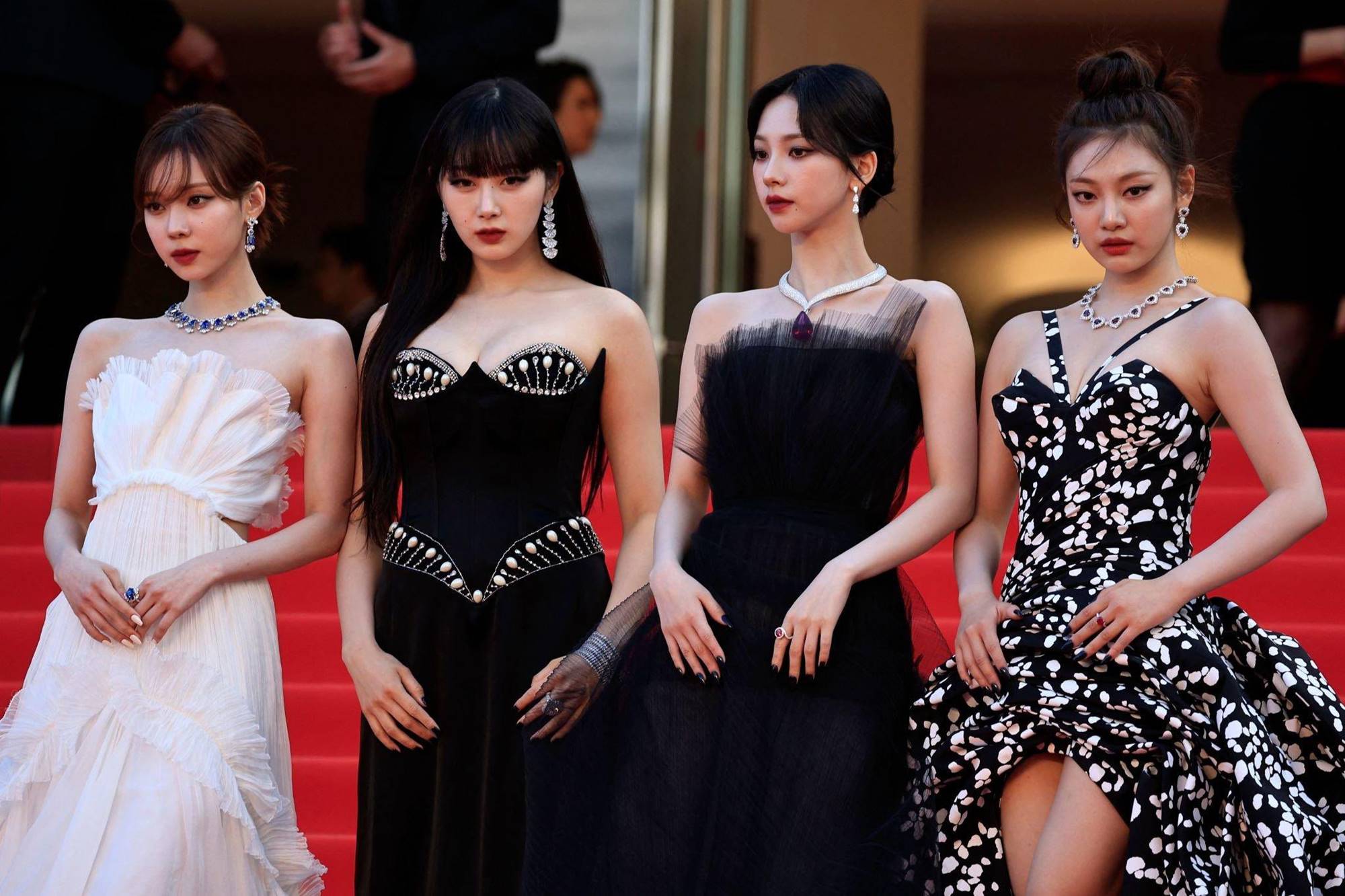 aespa di red carpet Festival Film Internasional Cannes