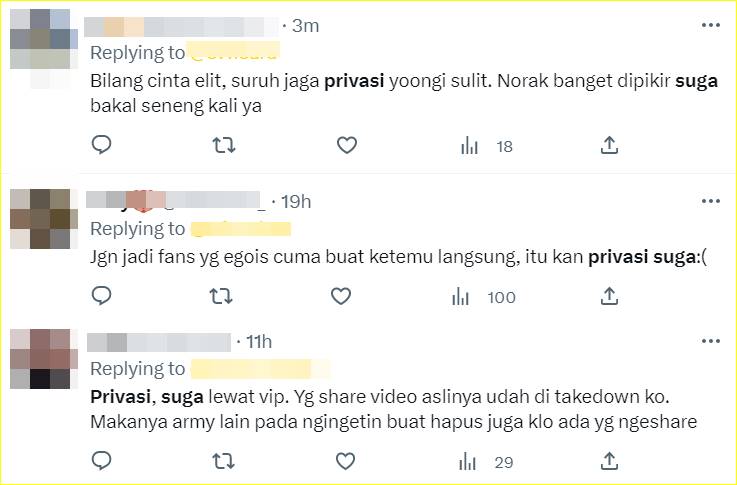 Army luapkan kemarah privasi Suga BTS di bandara bocor