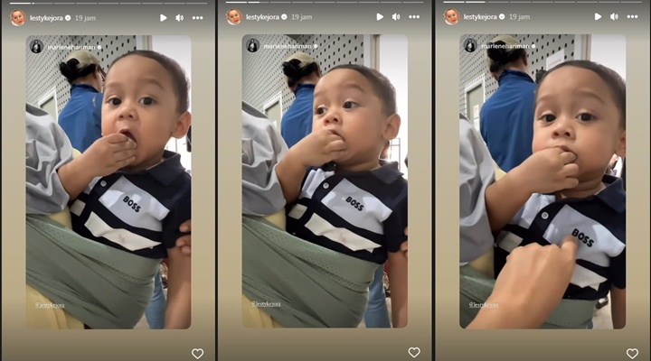 Mirip Rizky Billar, Gemasnya Baby L Sudah Bisa Akting Sejak Dini
