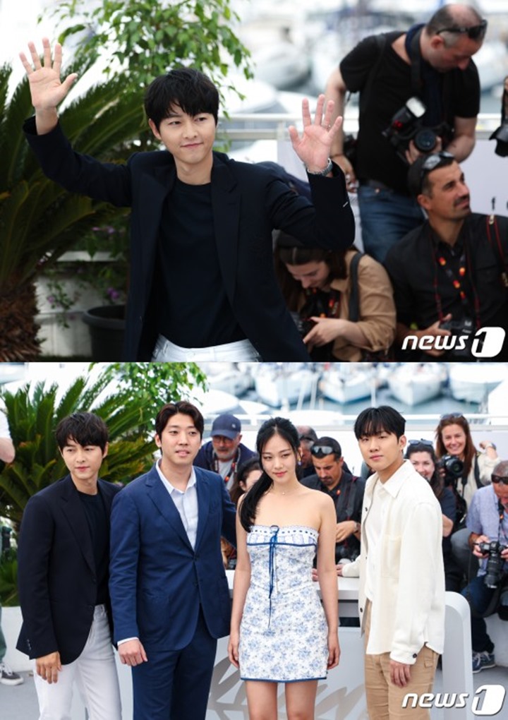 Song Joong Ki Tampil Segar di Photocall Cannes, Kilau Cincin Kawin Disorot Media Korea