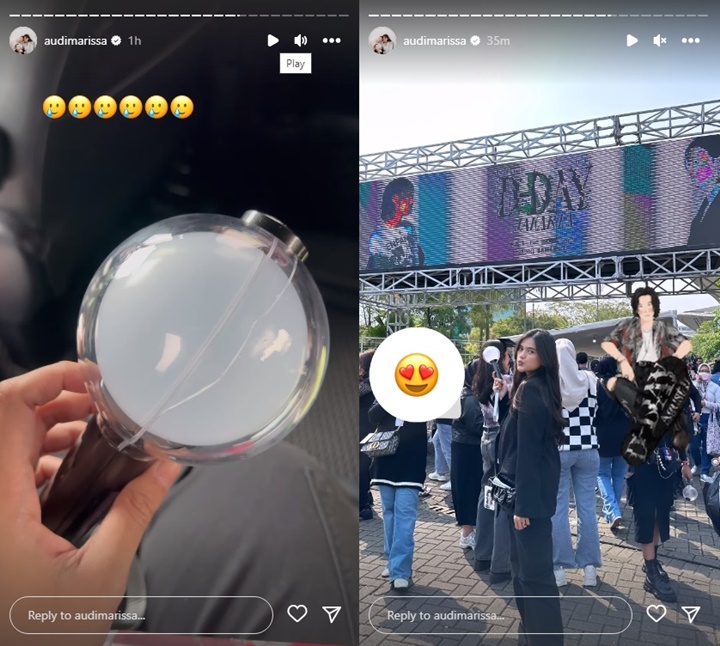 Nonton Konser Suga BTS Day 1, Audi Marissa Alami Kejadian Nyesek