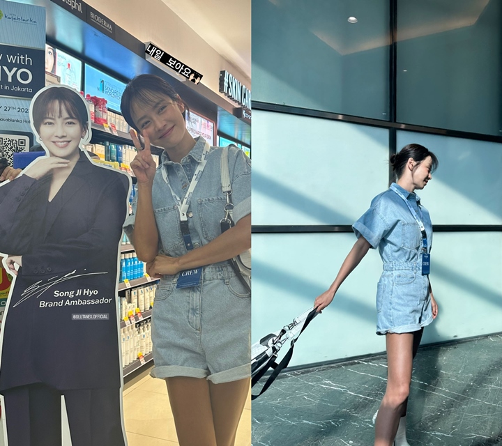 Gaya Imut-Imut Song Ji Hyo di Indonesia Disorot Media Korea