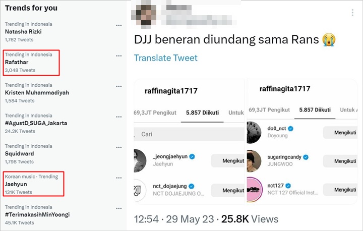 Rafathar dan Jaehyun NCT Kompak Trending Twitter Usai Diduga Bakal Ketemuan