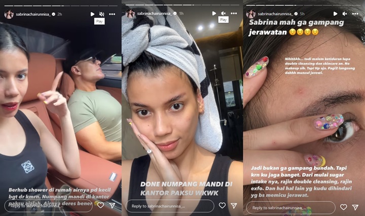 Sabrina Chairunnisa Santuy Numpang Mandi di Kantor Deddy Corbuzier, Alasannya Sepele