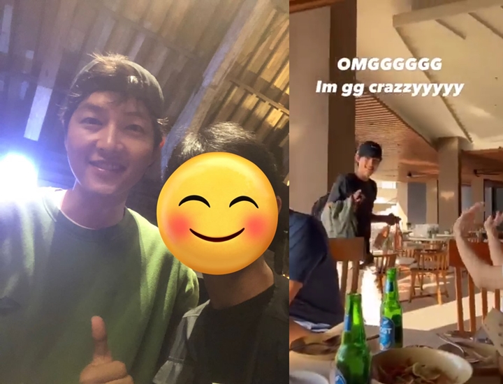 Syuting Film di Bali, Ekspresi Song Joong Ki Saat Disapa Warga Curi Perhatian