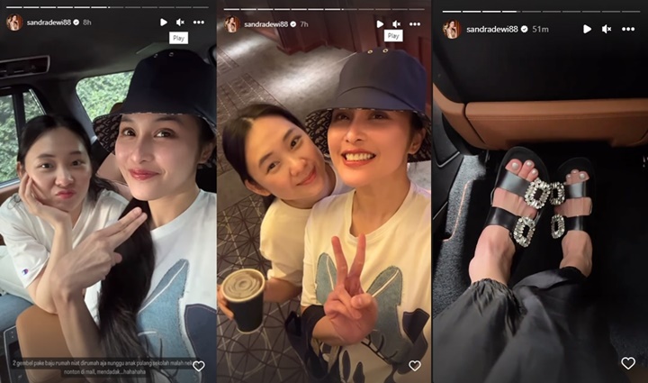 Dandanan Gembel Sandra Dewi Saat Ngemal Malah Bikin Bingung