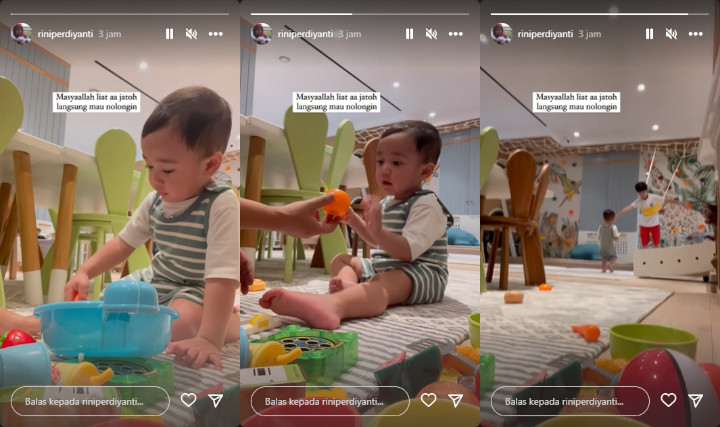 Adik Teladan, Rayyanza Sat Set Tolong Rafathar Saat Sang Kakak Jatuh Adik Teladan, Rayyanza Sat Set Tolong Rafathar Saat Sang Kakak Jatuh