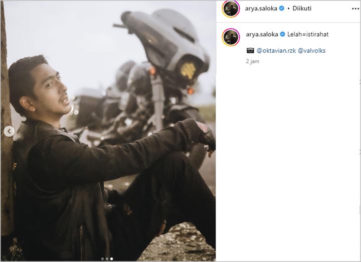 Arya Saloka Foto Estetik Seraya Singgung Soal Lelah, Tuai Sambutan Ketus