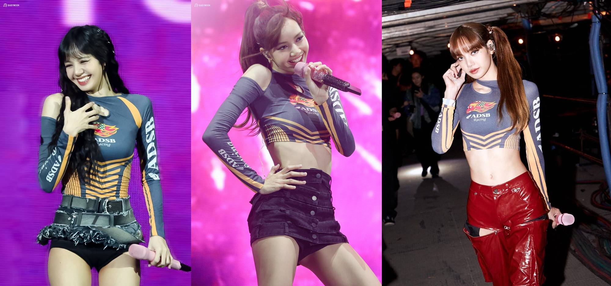 Lisa BLACKPINK memakai kaos Andersson Bell