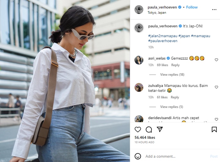 Pamer Tubuh Langsing, Paula Verhoeven Berasa Mirip Kendall Jenner Saat Pakai Crop Top