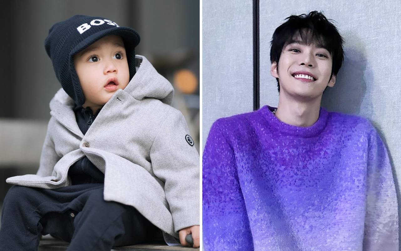 Rayyanza Cipung Tolak Digendong Doyoung NCT, Pilih Asyik Tebar Pesona Ala Superstar