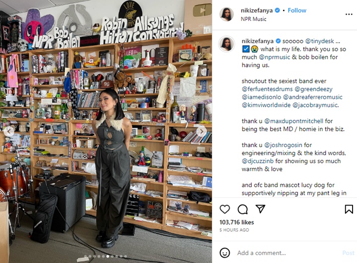 Jadi Musisi Pertama Indonesia, NIKI Speechless Usai Debut di Tiny Desk NPR Music