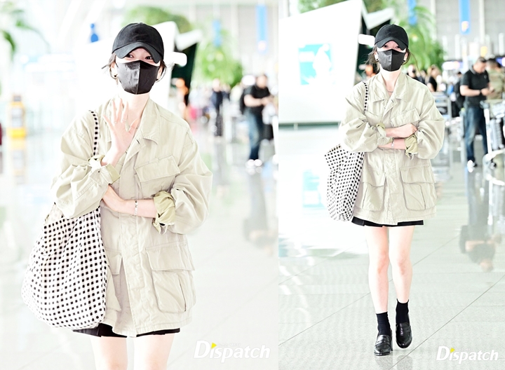 Gaya Song Hye Kyo Umbar Kaki Jenjang di Bandara Disorot Dispatch