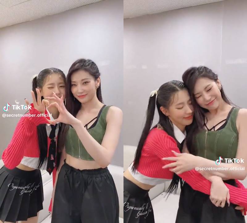 momen Miyeon (G)I-DLE dan Jinny Secret Number reuni