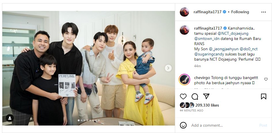 Raffi Ahmad Sebut NCT Dojaejung Putranya Raffi Ahmad Sebut NCT Dojaejung Putranya