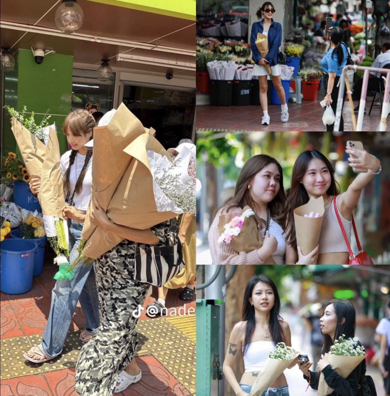 Lisa Bikin Pasar Bunga Pak Khlong Talat di Thailand Mendadak Populer dan Ramai Pengujung