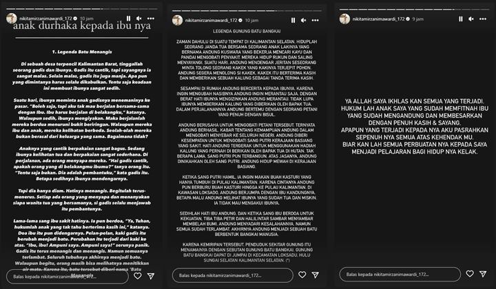 Berseteru dengan Loly, Nikita Mirzani Pasrah Panjatkan Doa Minta Anak Dihukum