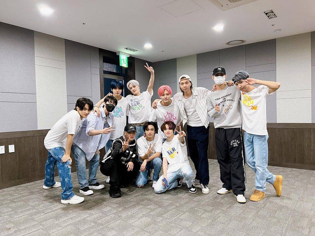 Taeyong, Doyoung, Johnny, dan Jungwoo NCT datang ke konser NCT Dream
