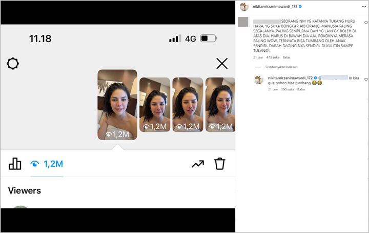 Sering Terlibat Huru-hara, Nikita Mirzani Ngakak Disebut Kini Ditumbangkan Anak Sendiri