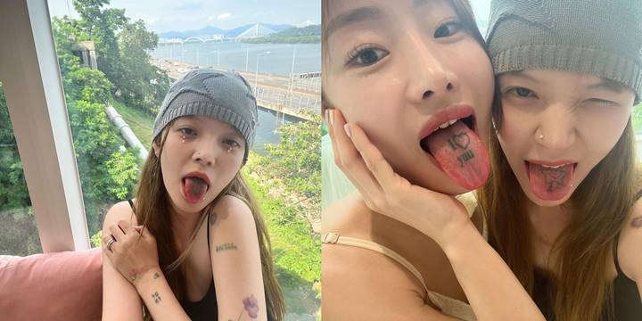 Diduga Punya Tato Lidah