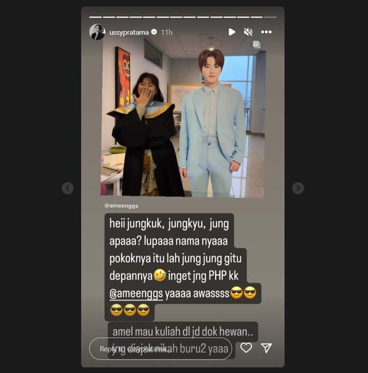Kocaknya Ussy Sulistiawaty Peringatkan Junkyu TREASURE Untuk Tak PHP Sang Putri Sulung