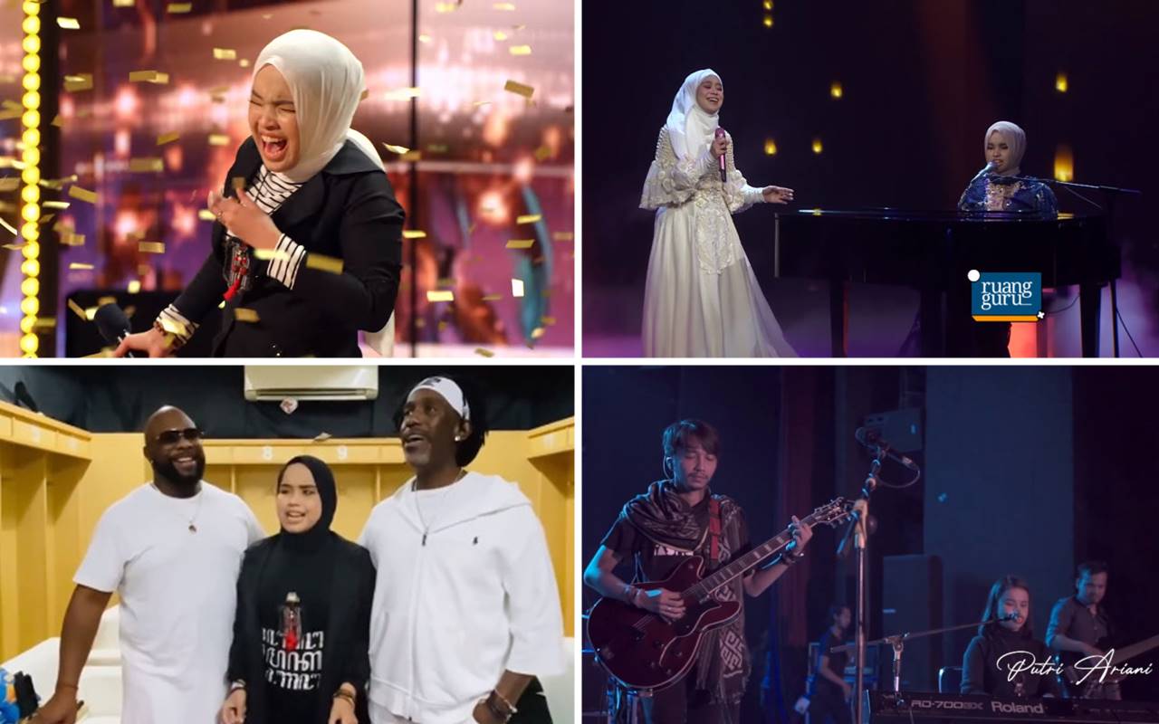 Putri Ariani Raih Golden Buzzer 'America's Got Talent', Simak 10 Duet Epik-nya Bareng Para Musisi