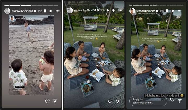Kocaknya Caption Nikita Willy Gambarkan Momen Issa Hangout Bareng Anak-anak Jennifer Bachdim