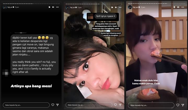 Fuji An Dituding Putus Asa Ingin Cepat Move On, Balik Kasihani Sang Haters