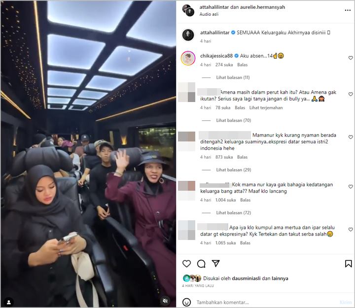 Raut Wajah Aurel Hermansyah Digunjing Saat Bareng Gen Halilintar, Adik-adik Atta Pasang Badan