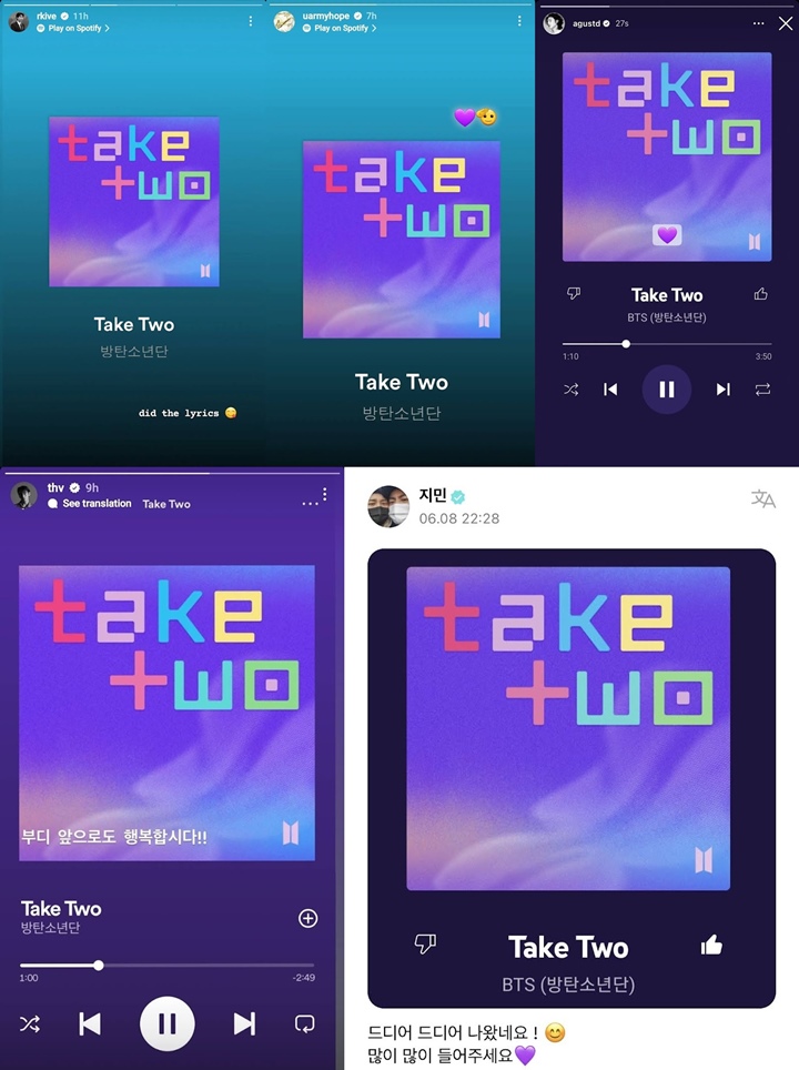 BTS OT7 Balik Medsos Pasca \'Take Two\' Rilis, Jungkook Singgung Soal Rekaman