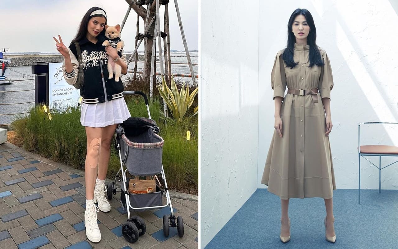 Sabrina Chairunnisa Kembaran Outfit Dengan Song Hye Kyo, Tak Kalah Kece!